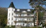 Ferienwohnungen in der Villa Stranddistel in Binz auf der Insel Rügen